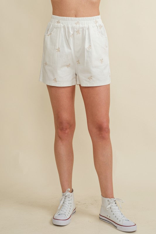 White Bow Detail