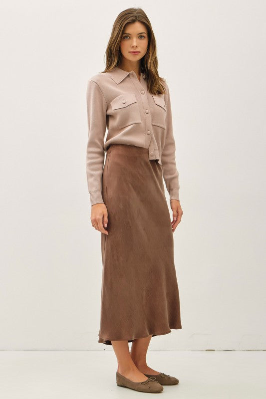 Br Suede Midi