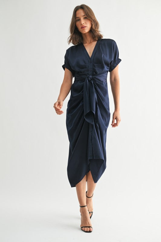 GIANNA NAVY DRESS