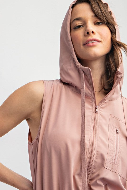 Dusty Pink Romper