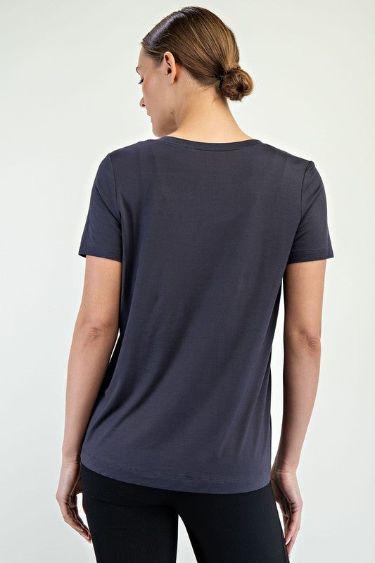 Coal Blck Tee