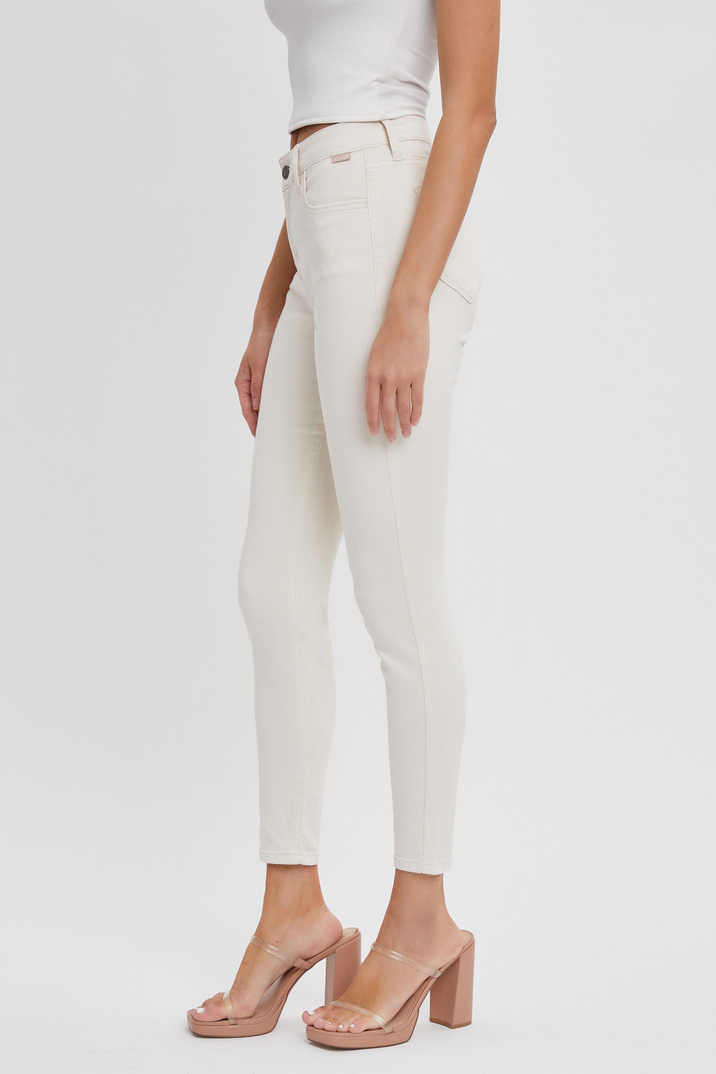 Mid Rise Crop Skinny