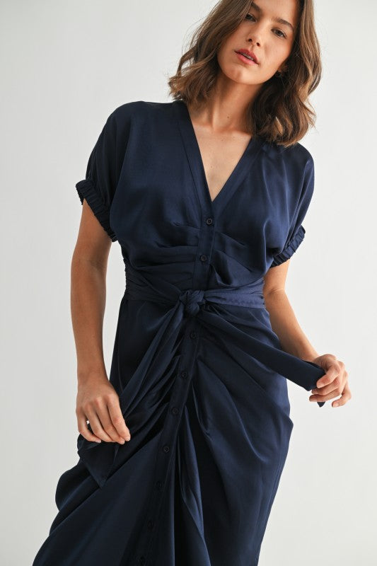 GIANNA NAVY DRESS