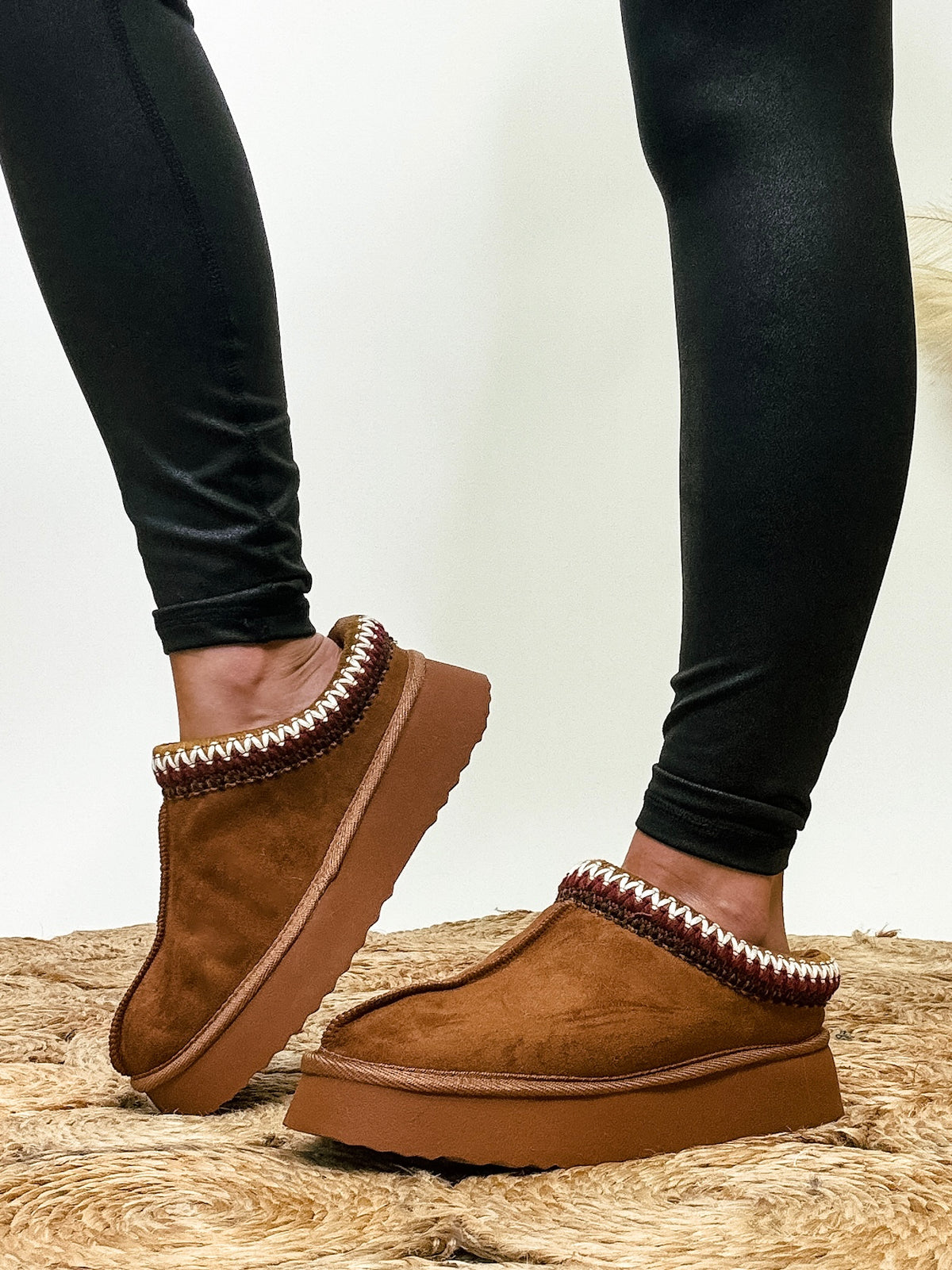 Women’s Cognac Slip-ons