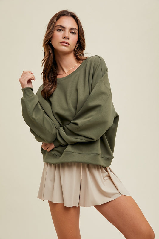 Olive Crewneck