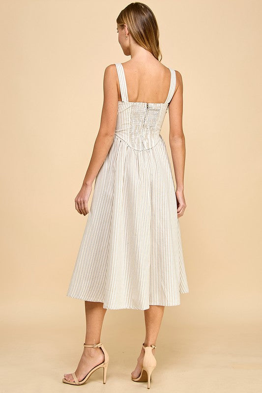 Corset midi Beige