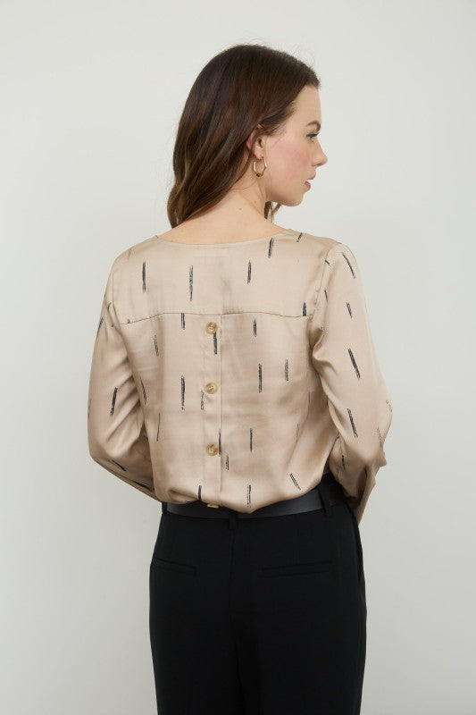 Khaki Satin