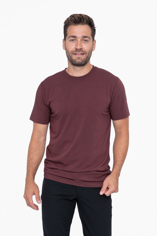 Pima Tee Burgundy