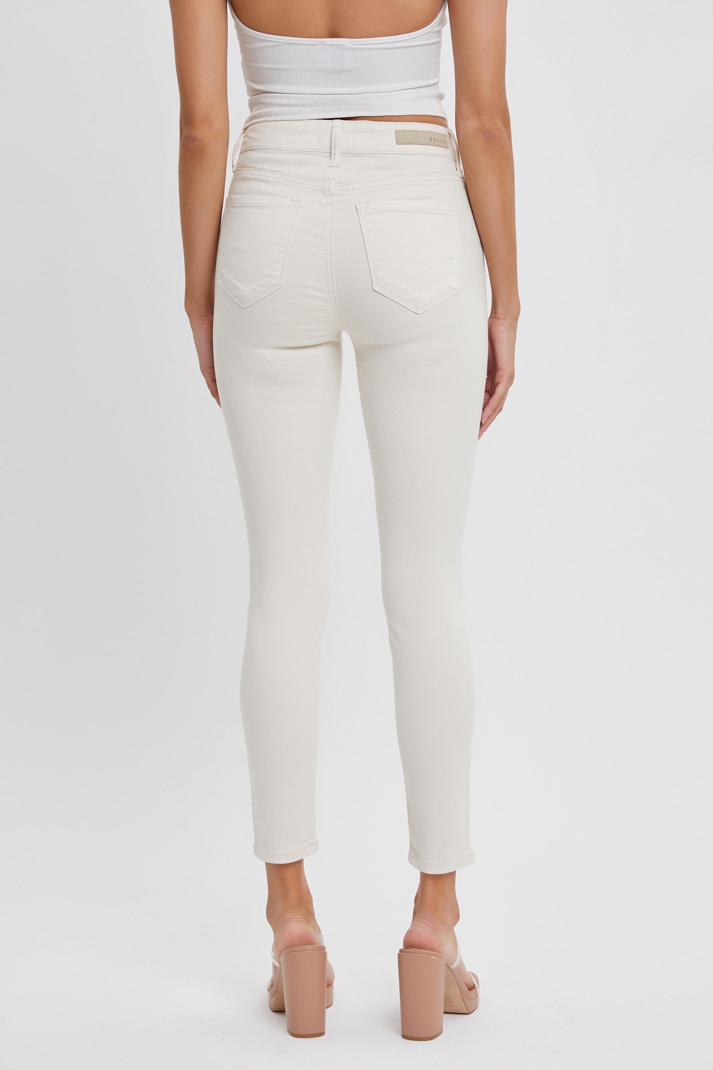 Mid Rise Crop Skinny