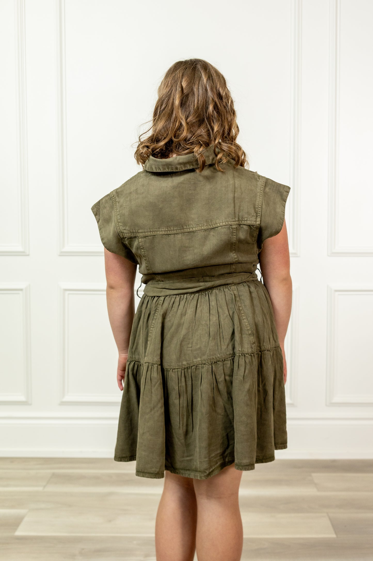 Lexa Olive Dress