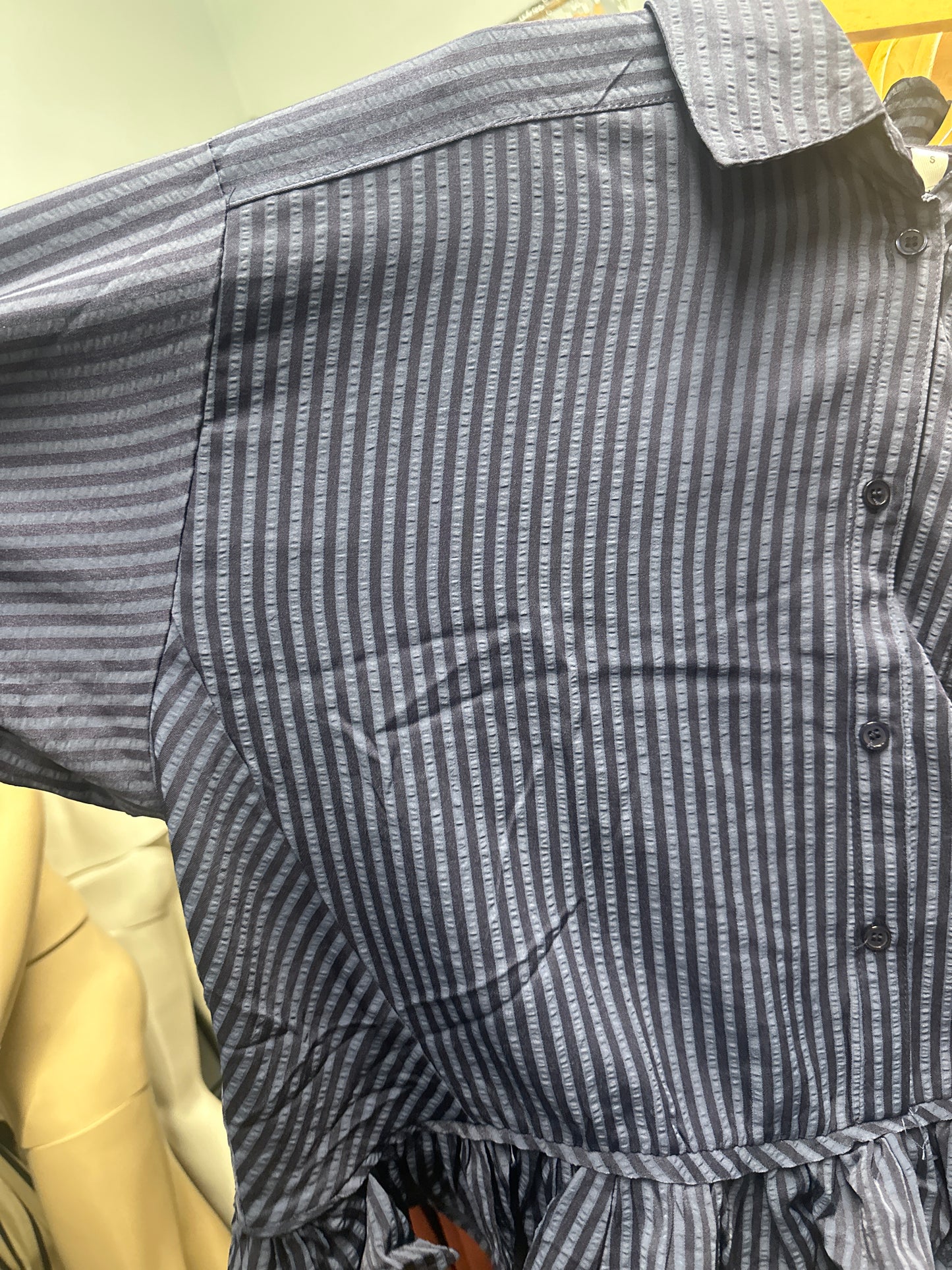 Bridget Ruffle Button Down Top