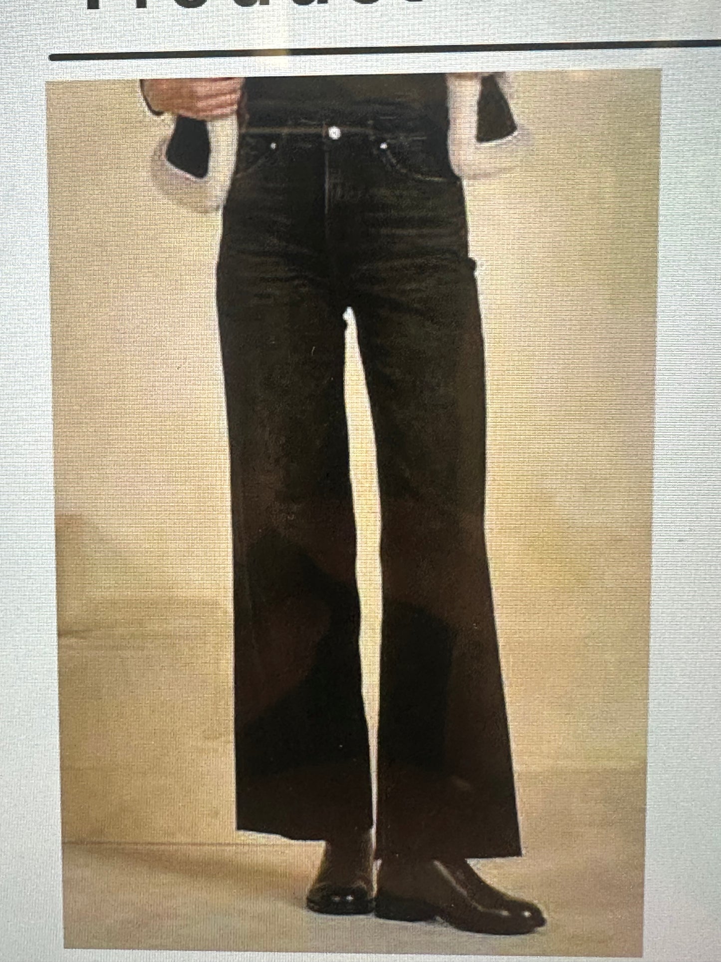 Cinthia Black Hi Rise Jeans