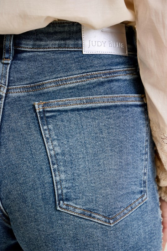 High Waist Stud Judy Blue Shorts