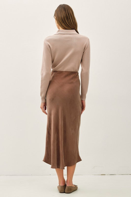 Br Suede Midi