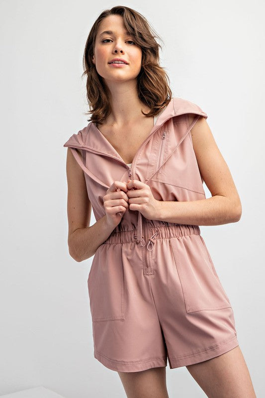 Dusty Pink Romper