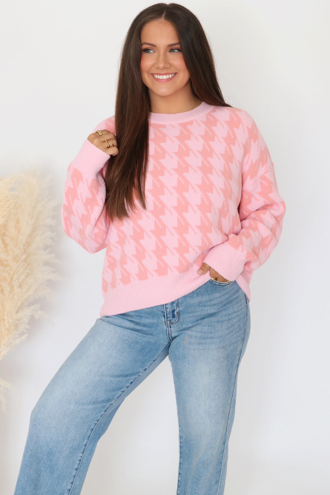 Jasmine Houndstooth Sweater