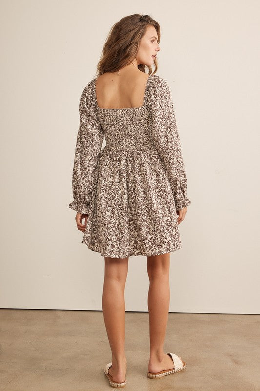 Floral Brown Mini