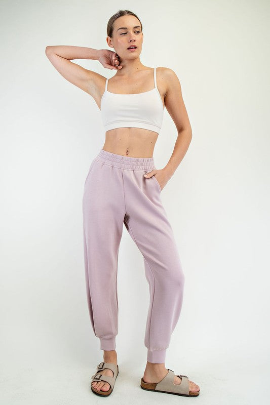 Mauve Jogger Pants