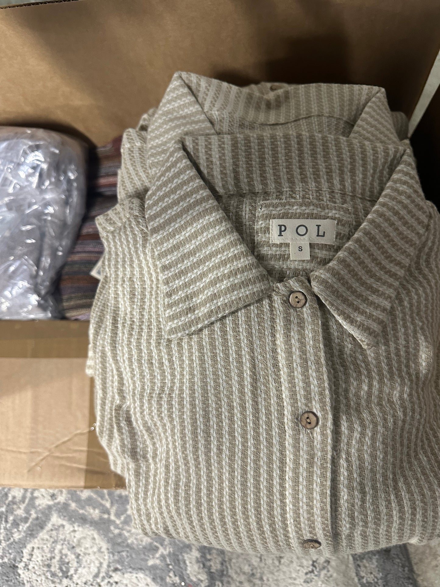 Jacey Button Up Top