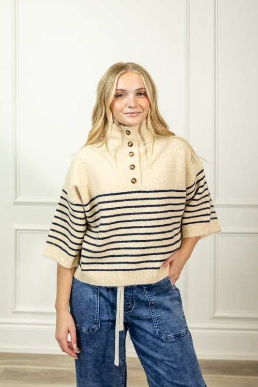 Michelle High Neck Sweater