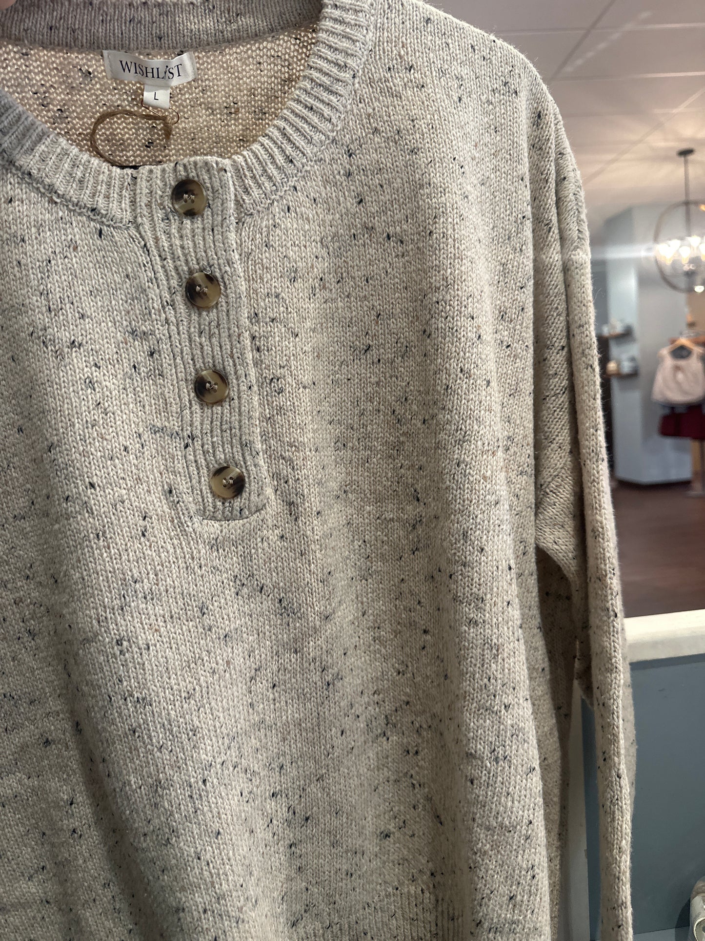 Marley Henley Pullover Sweater