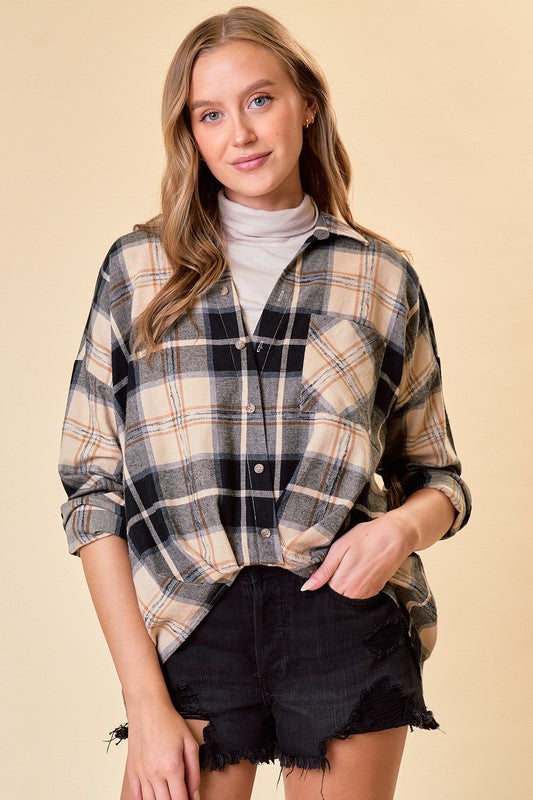 High Low Plaid