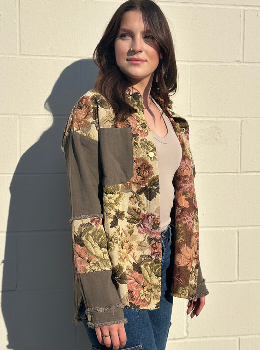 Jacey Floral Button Up