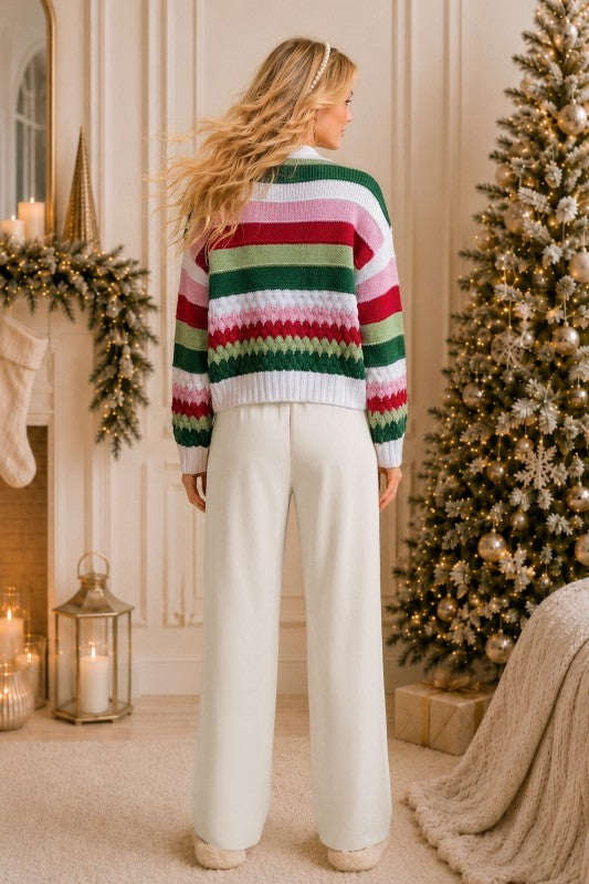 Maria Holiday Cardigan