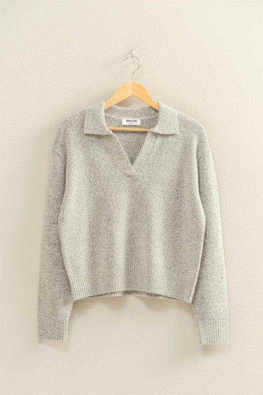 Elician Gray Sweater