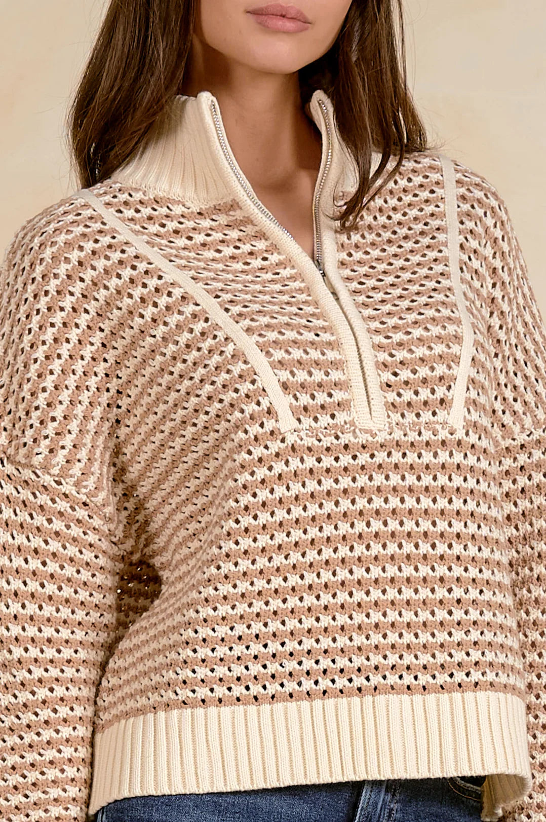 Letty Half Zip Sweater