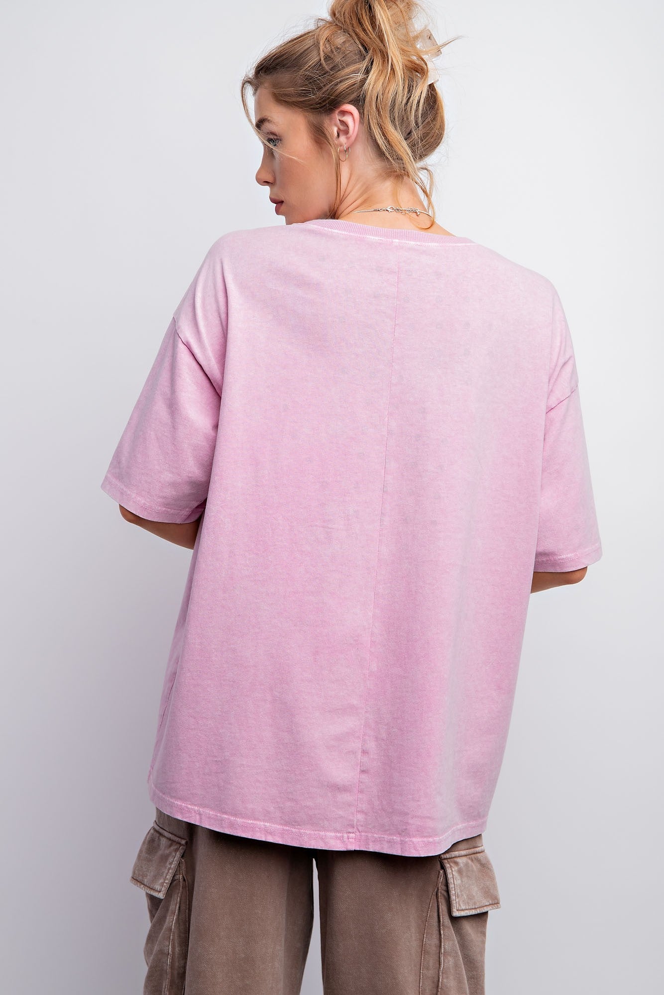 Smiley Face T (pale pink)