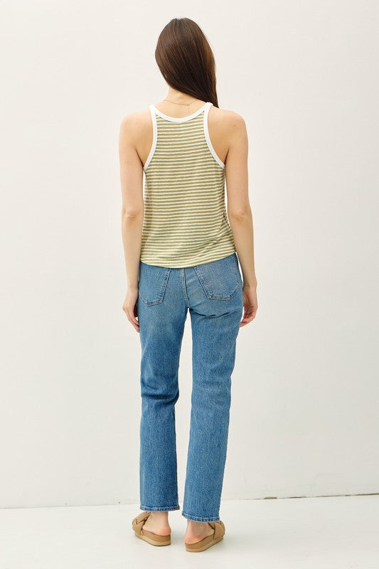 Kiwi Stripe Tank