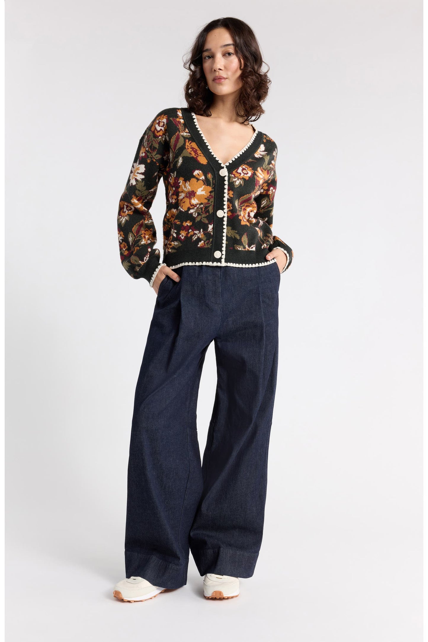 Freida Floral Sweater