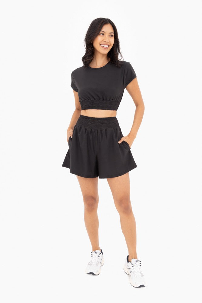 Black Waist Shorts
