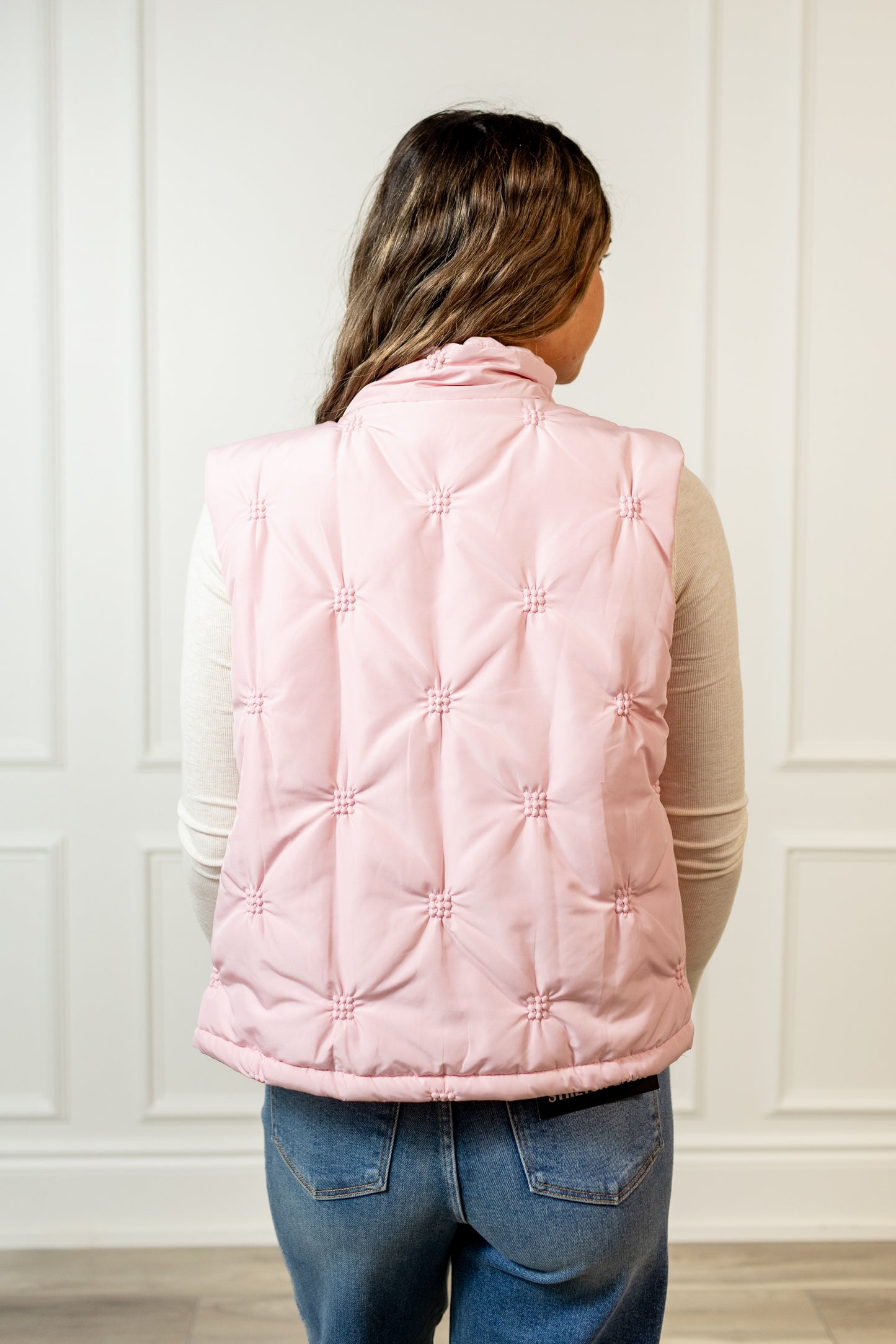 Quilted Pink Vest