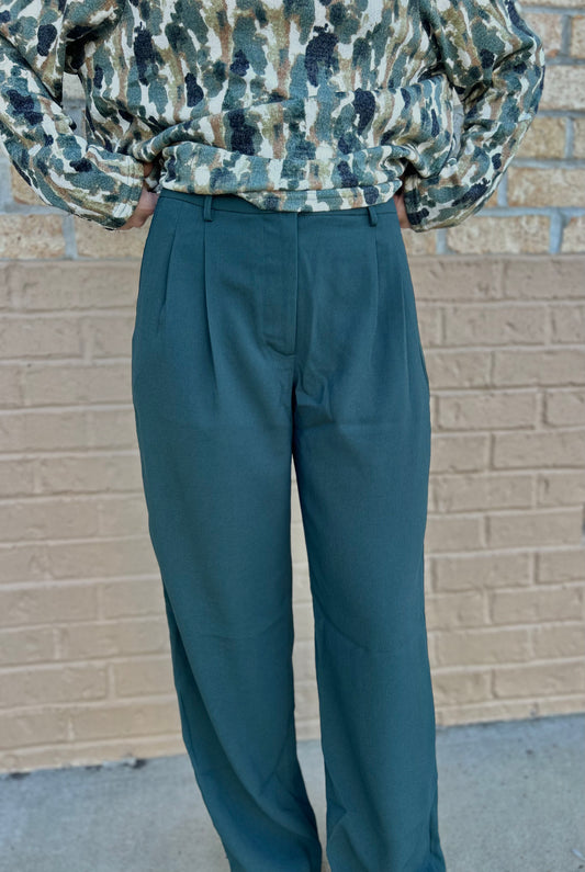 Green Dress Pants