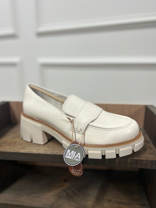 Cream Loafers