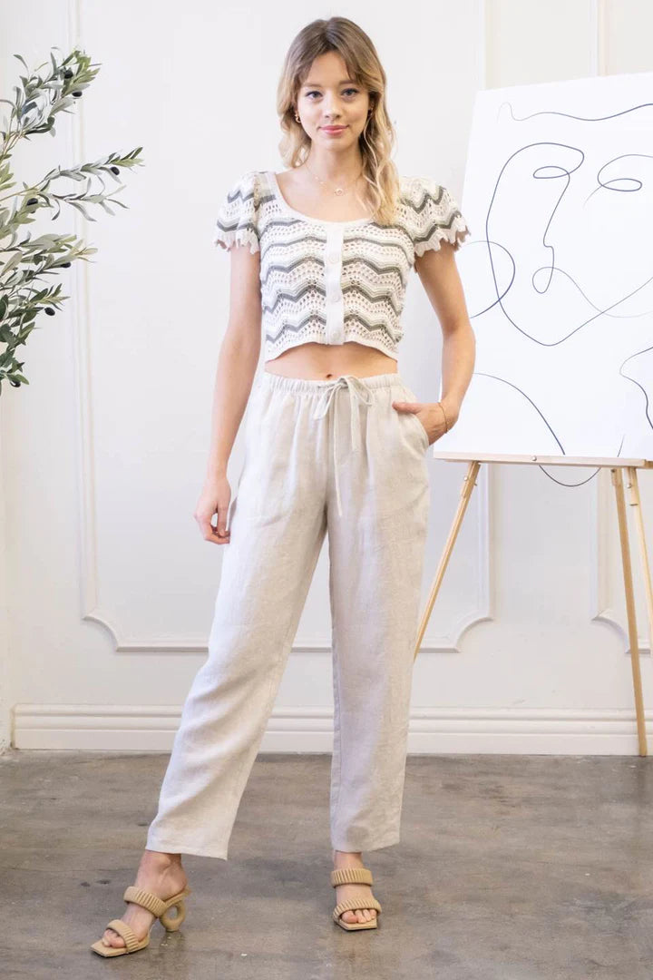 Chevron Multi Crochet Top