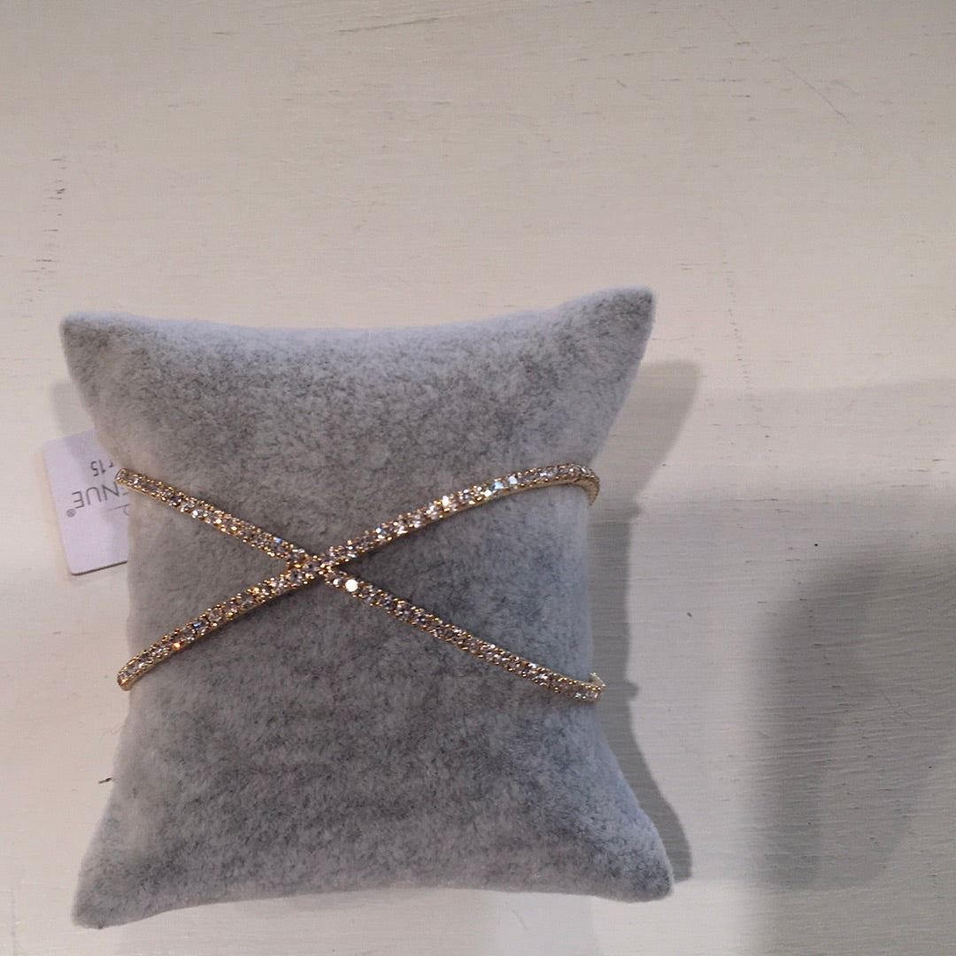 criss cross bracelet