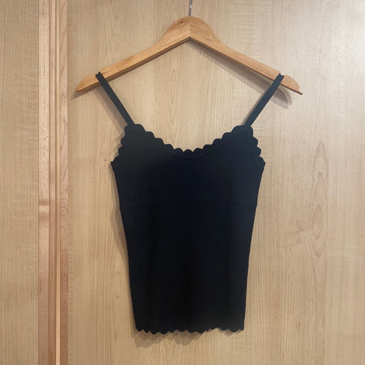 Black Scalloped Cami