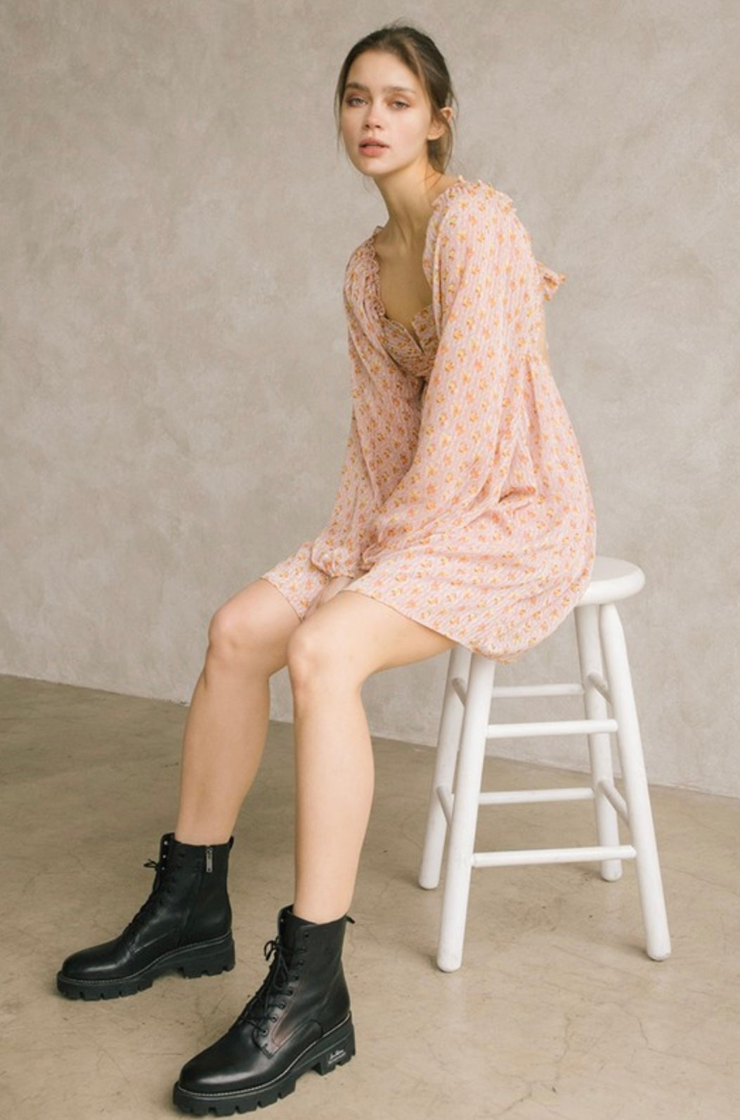 Yellow Rose Floral Mini