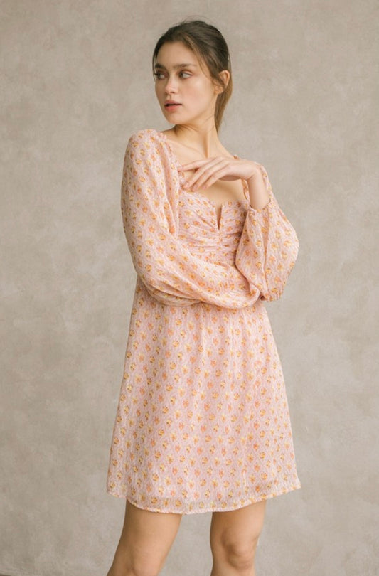 Yellow Rose Floral Mini