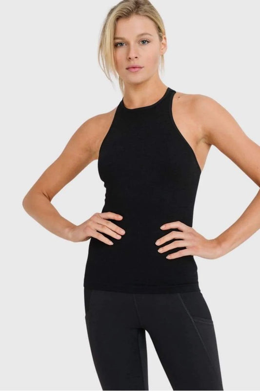 Black Seamless Tank