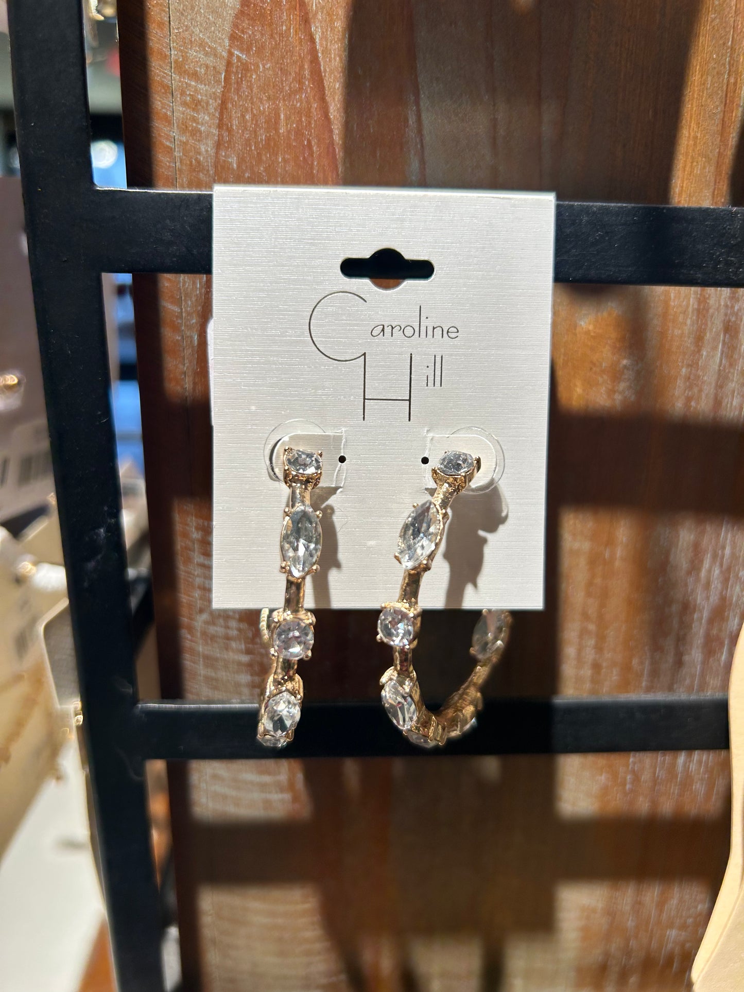 sparkle gold earring