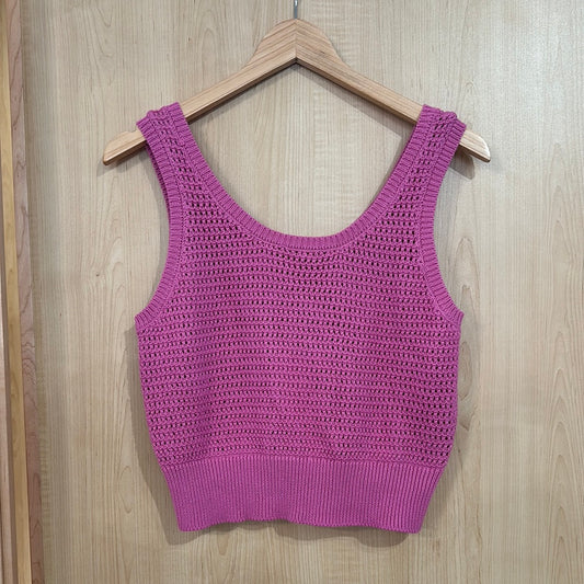 Rose violet knit