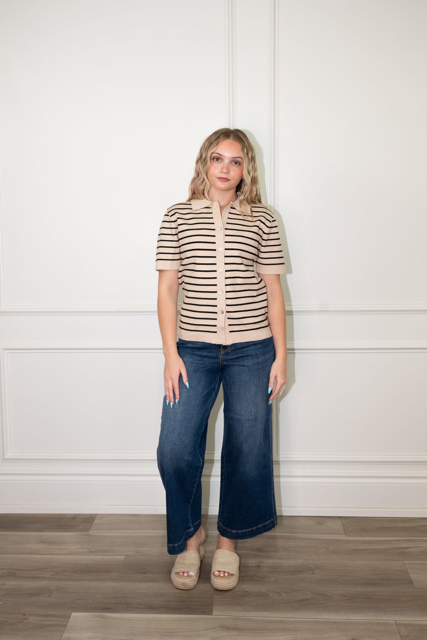 Brielle Stripe Cardigan