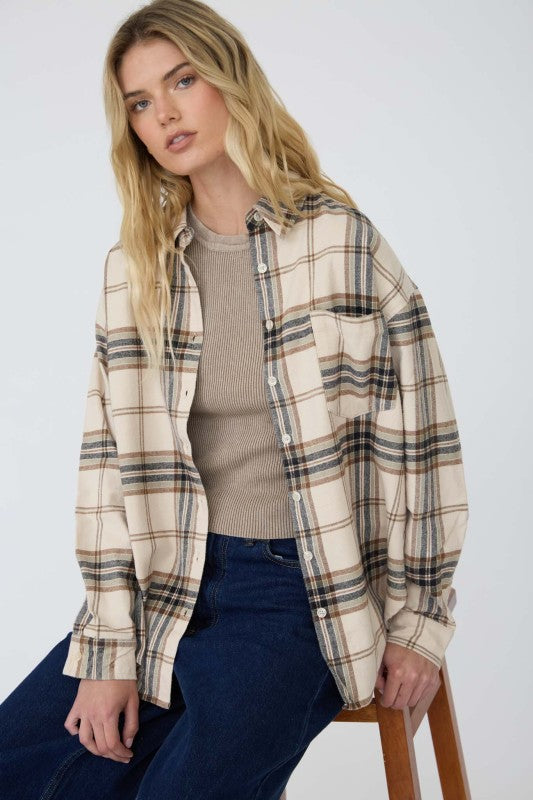 Penny Boxy Flannel￼