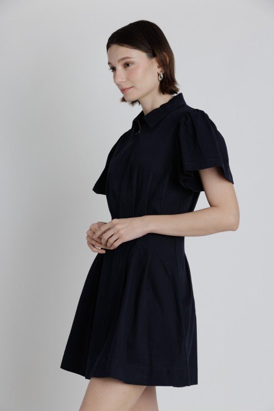 Rousa Twill Mini Dress