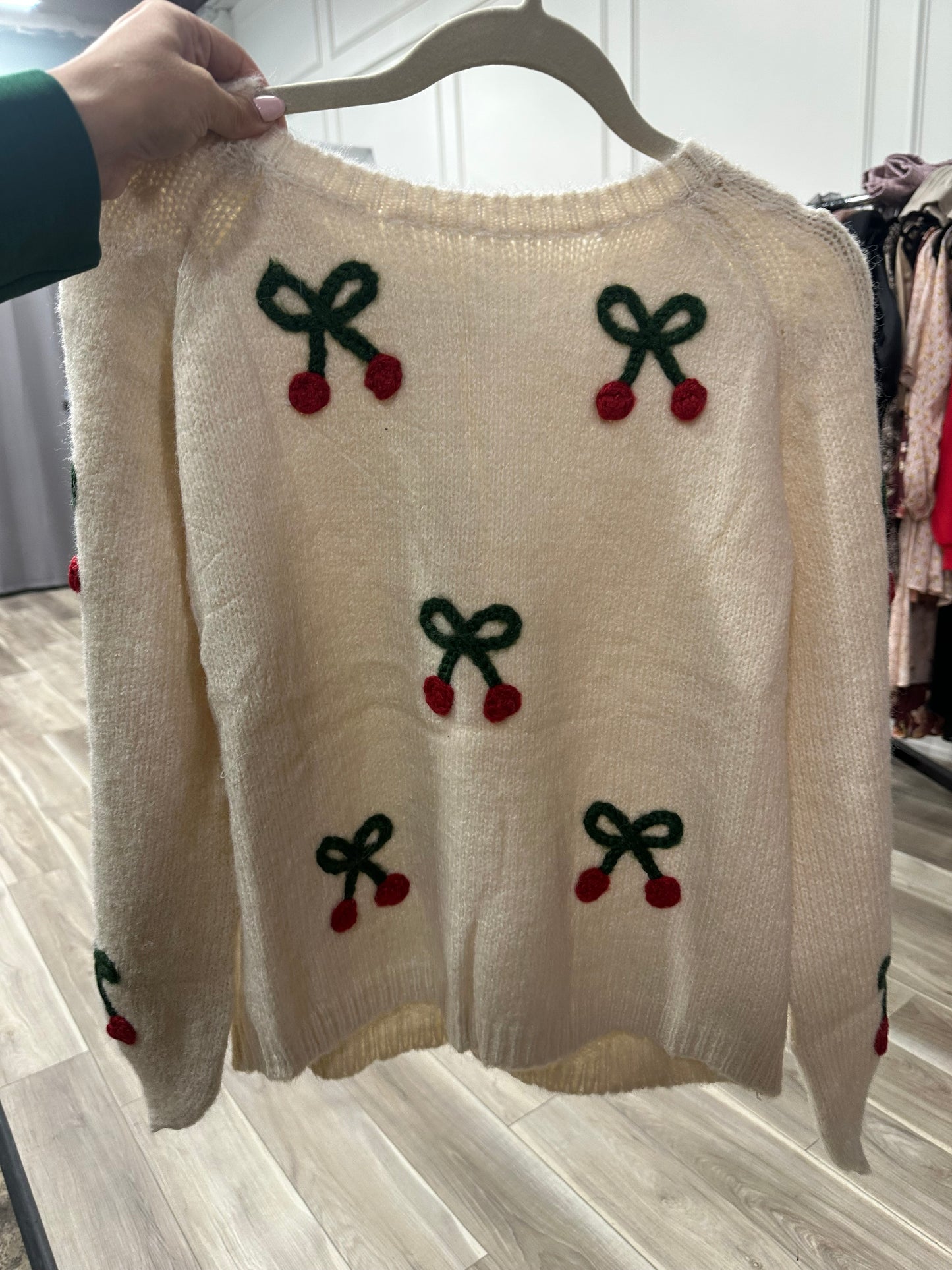Sherry Cream Sweater Top