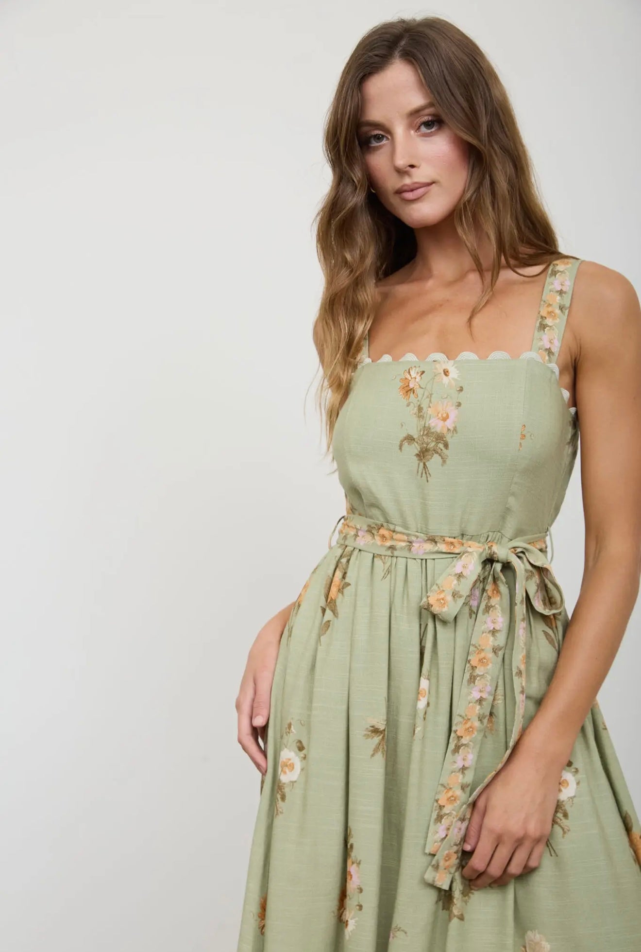 Margie Floral Midi Dress